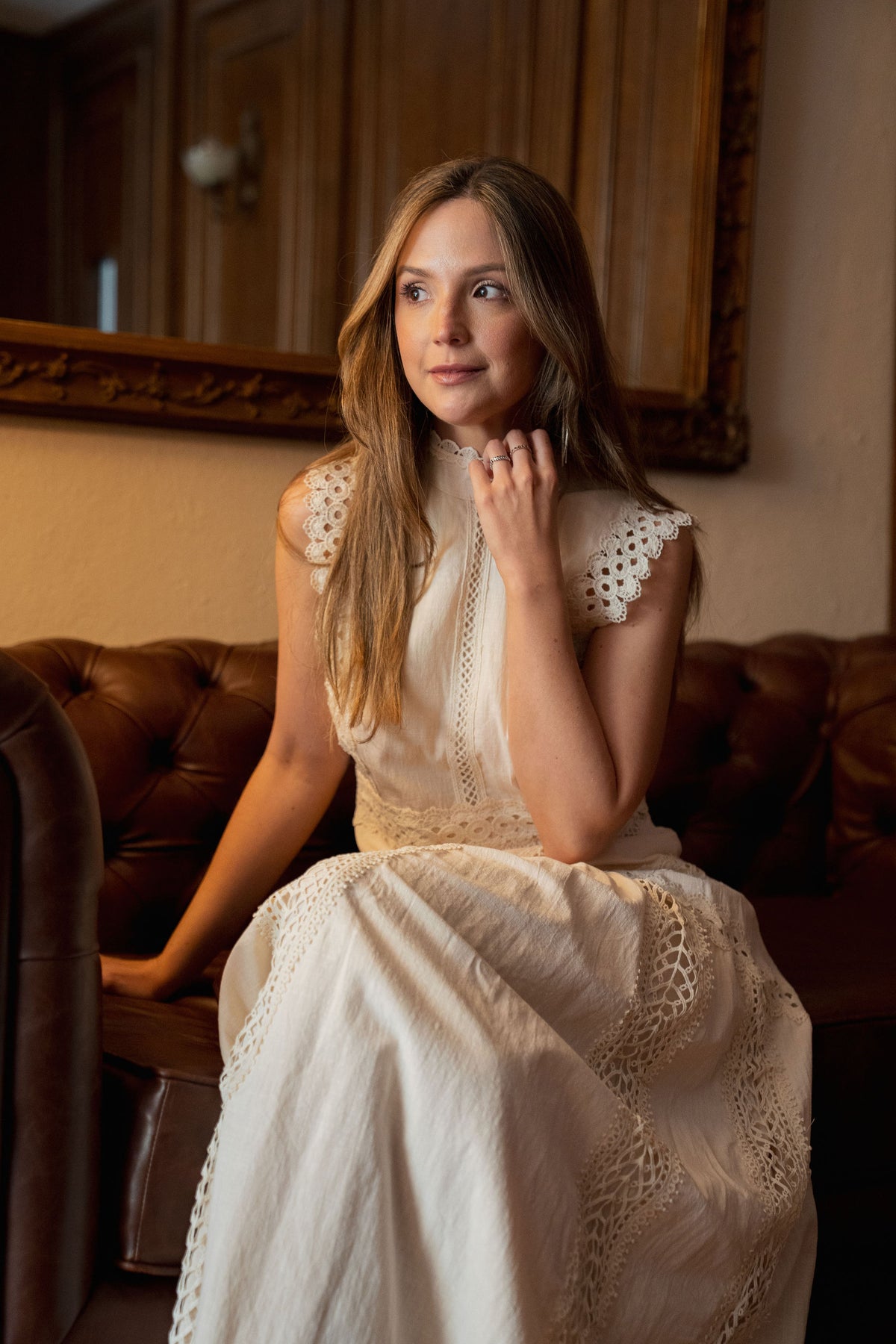 Vestido OASIS Beige
